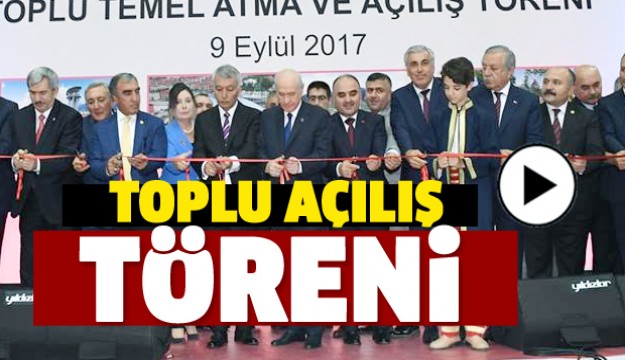 ISPARTA'DA TOPLU AÇILIŞ TÖRENİ YAPILDI