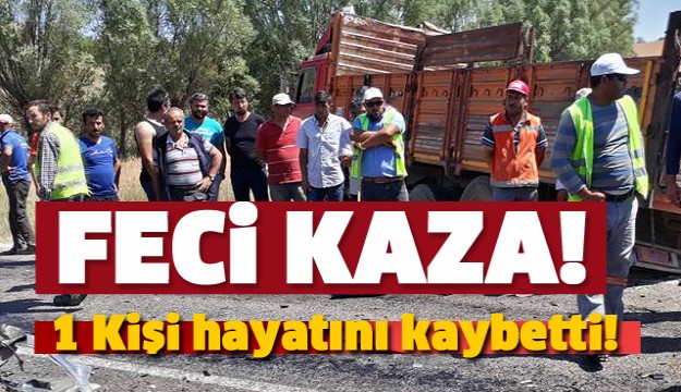 ISPARTA'DA TRAFİK KAZASI! 1 KİŞİ ÖLDÜ