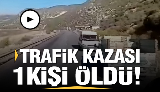 Isparta'da trafik kazası: 1 kişi öldü