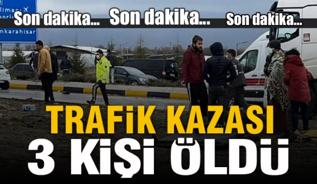 Isparta'da trafik kazası: 3 kişi öldü