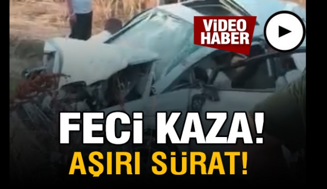 Isparta'da trafik kazası: Aşırı hız kazaya neden oldu