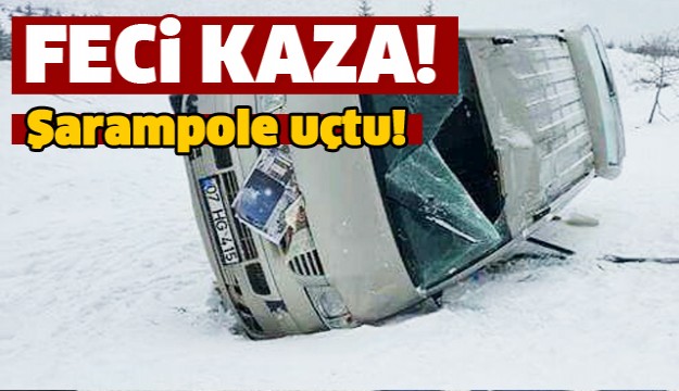 ISPARTA'DA TRAFİK KAZASI! ŞARAMPOLE UÇTU