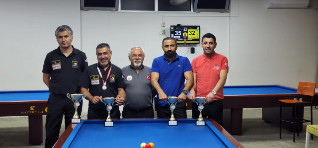 ISPARTA'DA ÜÇ BANT BİLARDO İL ŞAMPİYONASI