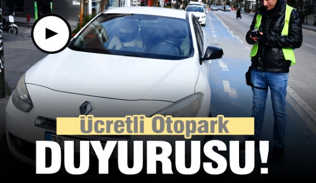 Isparta'da ücretli otoparklarla ilgili duyuru