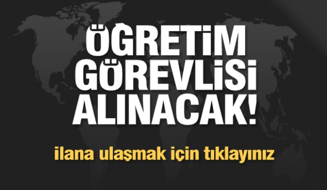 Isparta'da üniversiteye öğretim görevlisi alınacak