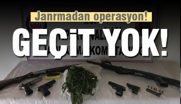 Isparta'da uyuşturucu operasyonu!