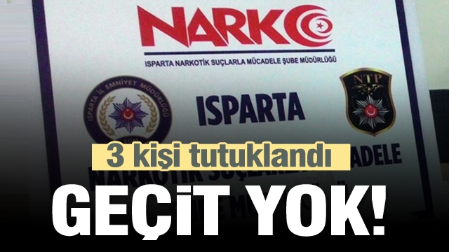 Isparta'da uyuşturucu operasyonu 