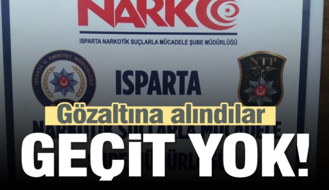 Isparta'da uyuşturucu operasyonu