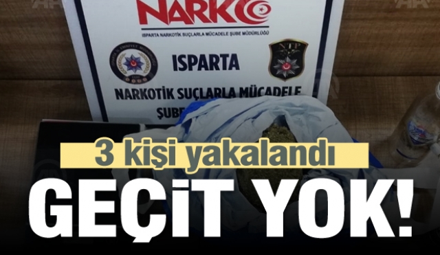 Isparta'da uyuşturucu operasyonu