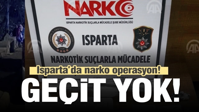 Isparta'da uyuşturucu operasyonu: 6 kişi yakalandı