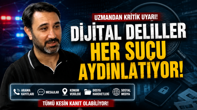 Isparta'da Uzmandan A&ccedil;ıklama: Dijital Deliller Her Su&ccedil;u Aydınlatıyor...
