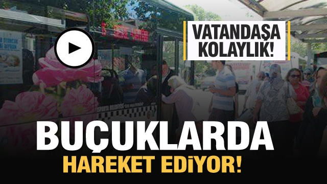 Isparta'da vatandaşa büyük kolaylık buçuklarda otobüs kalkıyor