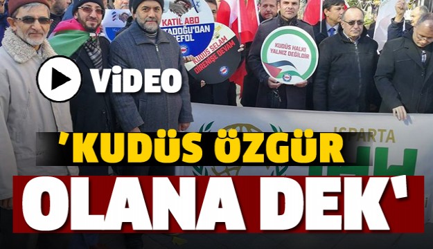 ISPARTA'DA VE TÜM İLLERDE AYNI ANDA BÜYÜK TEPKİ