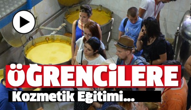 Isparta'da Yabancı Öğrencilere Kozmetik Eğitimi