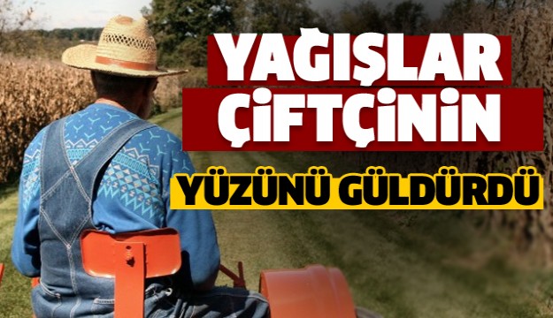 ISPARTA'DA YAĞIŞLAR ÇİFTÇİNİN YÜZÜNÜ GÜLDÜRDÜ