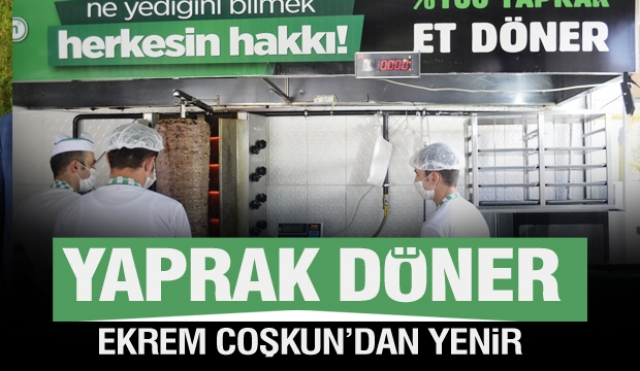 Isparta'da yaprak döner Ekrem Coşkun'dan yenir!