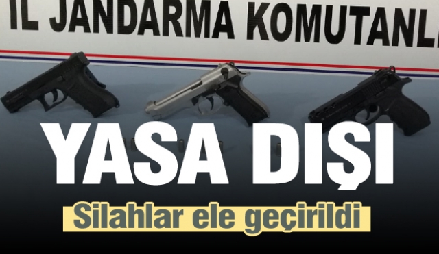 Isparta'da yasa dışı silah operasyonu...