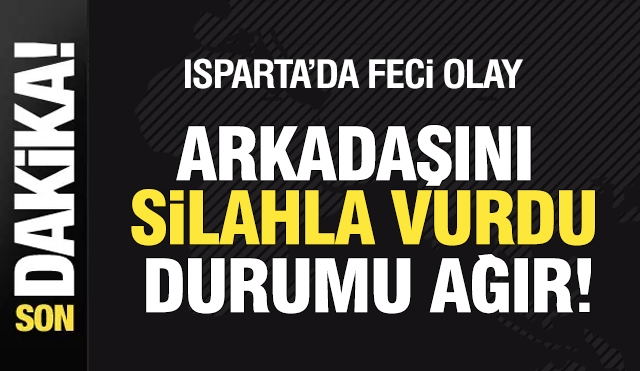 "Isparta'da Yaşanan Korkunç Olay: Tartıştığı Kişiyi Av Tüfeğiyle Vurdu