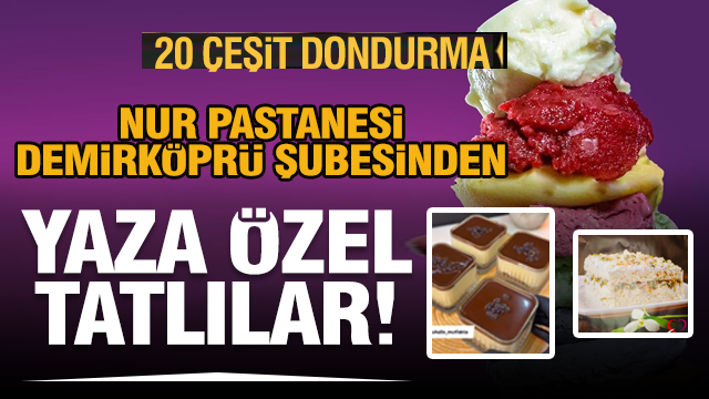 Isparta'da Yazın Serin ve Yeni Lezzeti Nur Pastanesi Demirköprü Şubesinden: Spoonful