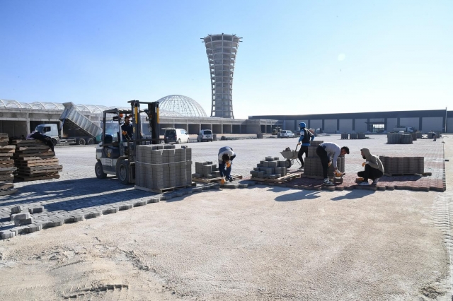 Isparta'da Yeni Otogar Alanında Çevre Düzenleme Çalışmaları Tam Gaz Devam Ediyor