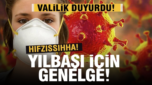 ISPARTA'DA YILBAŞI İÇİN YENİ GENELGE