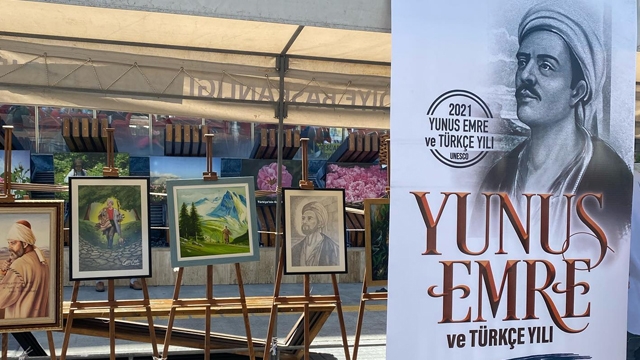 Isparta'da Yunus Emre ve Türkçe Yılı Resim Sergisi 