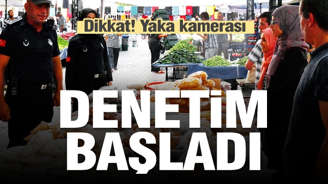 Isparta'da ​Zabıta’dan yaka kameralı denetim başladı