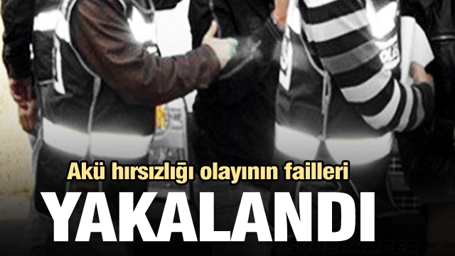 Isparta'daki akü hırsızlığı olayının failleri yakalandı