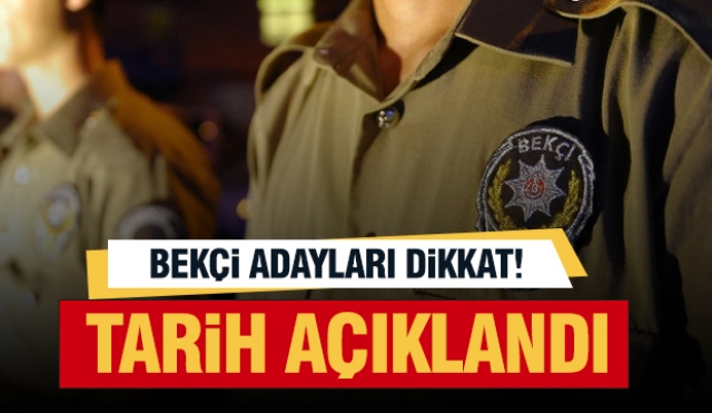 Isparta'daki Bekçi Adaylarının Dikkatine!