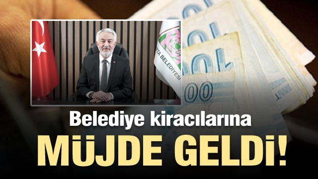 Isparta'daki belediye kiracılarına müjde