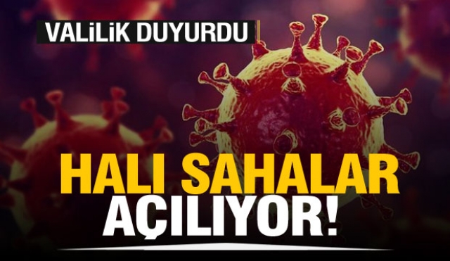 Isparta'daki halı sahalar açılıyor! karar alındı