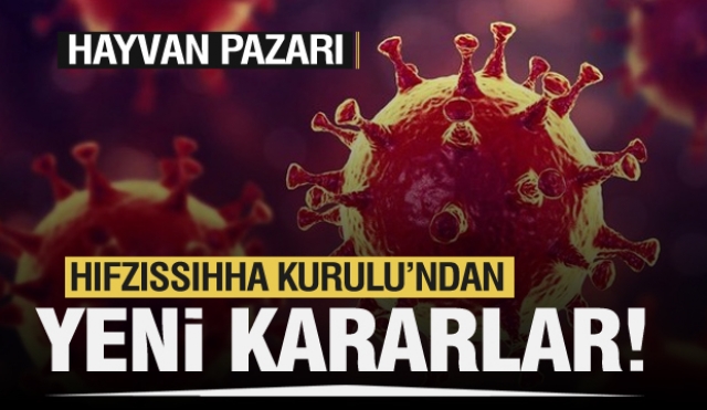 Isparta'daki hayvan pazarı ile ilgili hıfzıssıhha kurulu kararları