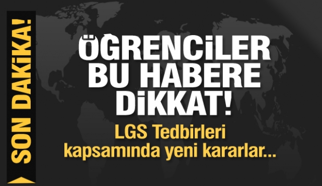 Isparta'daki Liselere Giriş Sınavı Tedbirleri