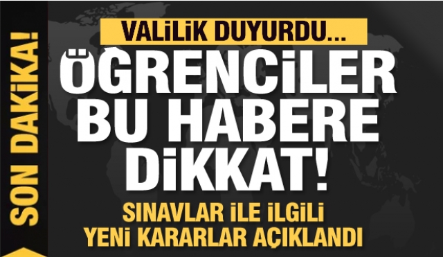 Isparta'daki öğrenciler bu habere dikkat!