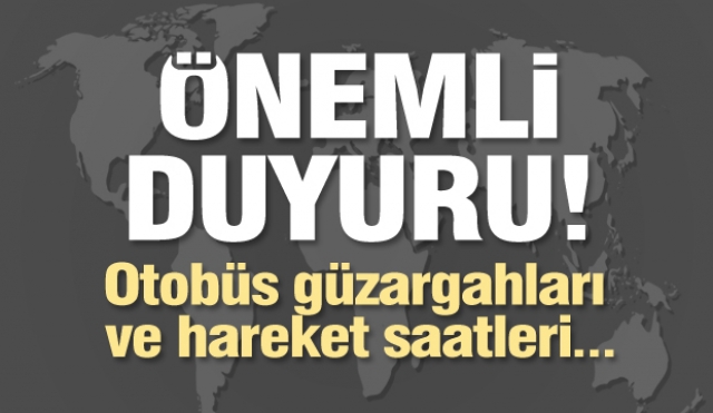 Isparta'daki öğrenciler için otobüs güzargahları