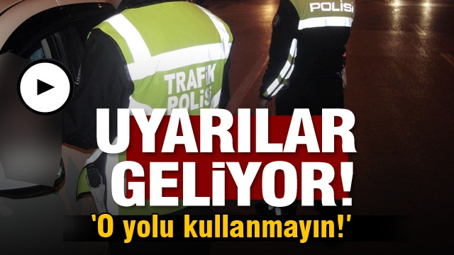 Isparta'daki sürücülere önemli uyarı! yolu kullanmayın!