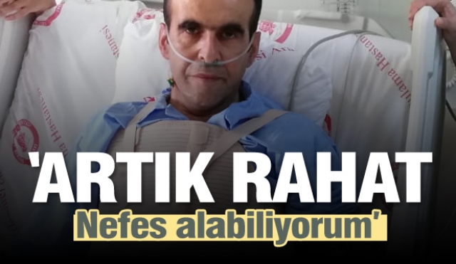 Isparta'daki tedavisi ile artık rahat nefes alabiliyor