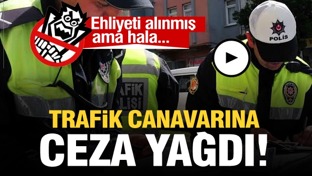 Isparta'daki trafik canavarına ceza yağdı! ehliyeti alınmasına rağmen...