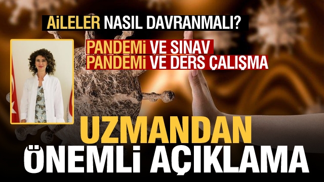 Isparta'daki uzmandan aileler, çocuklar ve öğrenciler için önemli açıklama
