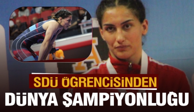 Isparta'dan bir başarı daha! SDÜ Öğrencisi Aksoy Dünya Şampiyonu Oldu