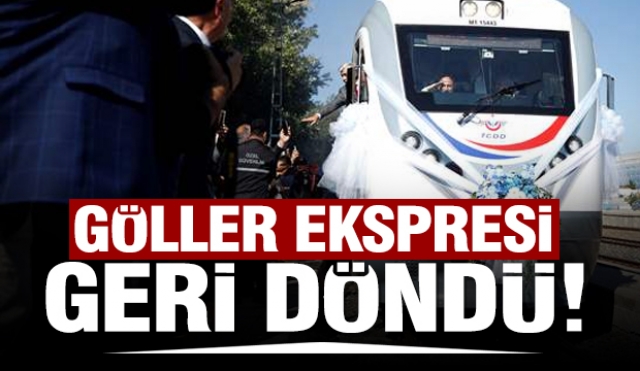 Isparta'dan ekspres tren seferleri yeniden başladı