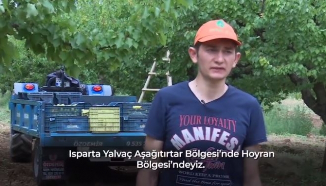 Ispartalı çiftçimiz ürünlerini dünyaya satıyor