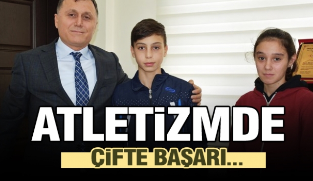 Ispartalı Sporcularımızdan Atletizmde Çifte Başarı