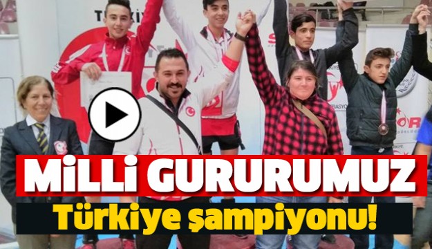 ISPARTALI SPORCUMUZ TÜRKİYE ŞAMPİYONU OLDU