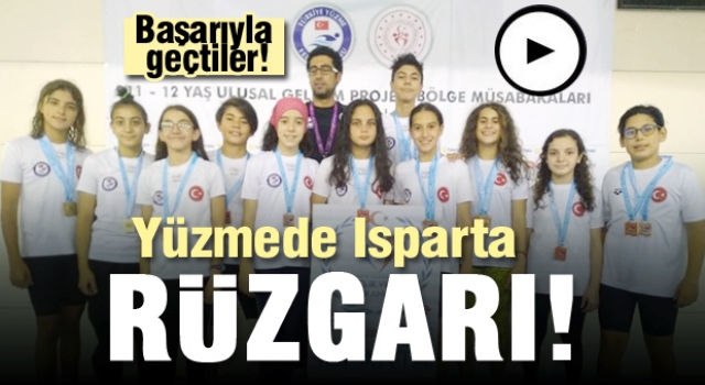 ISPARTALI YÜZÜCÜLERİMİZ TÜRKİYE ŞAMPİYONASINA KATILACAK