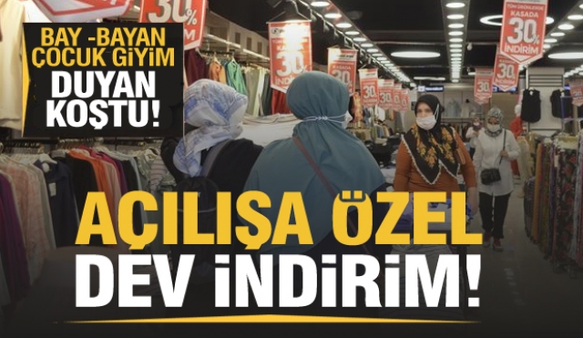 Isparta'nın en hesaplı giyim mağazası yenilendi açılışa özel dev indirim!​