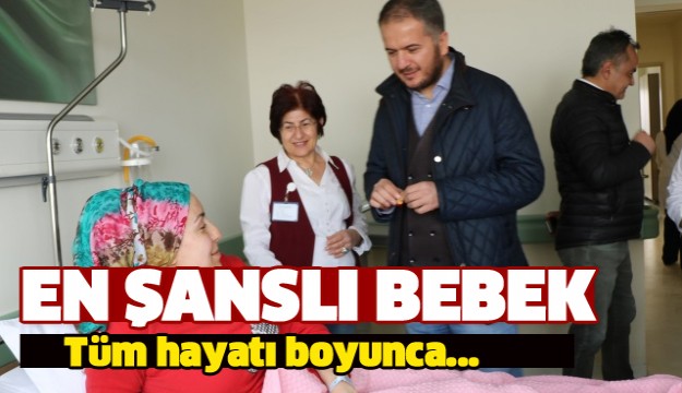 ISPARTA'NIN EN ŞANSLI BEBEĞİ