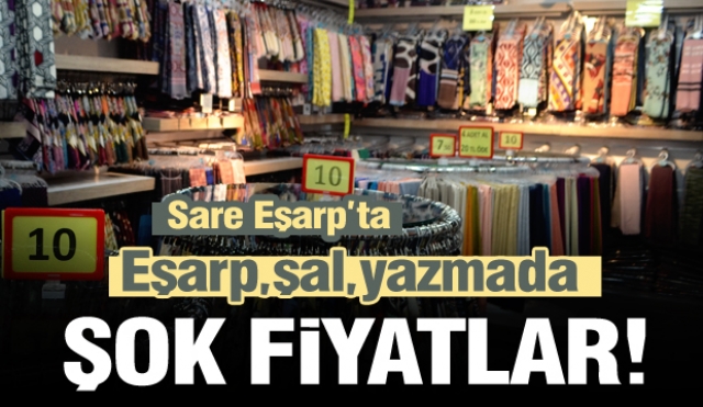 Isparta'nın eşarp şal ve yazma merkezi Sare