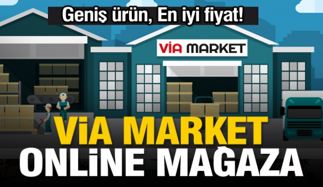 Isparta'nın yeni çevrimiçi alışveriş mağazası Via Market!