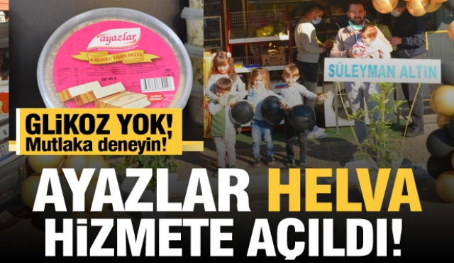 ISPARTA'NIN YENİ TAHİN HELVASI MERKEZİ AYAZLAR AÇILDI